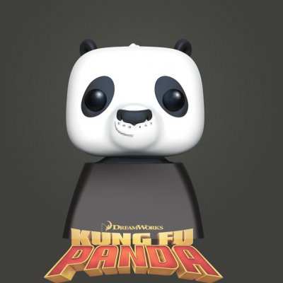 Panda Keycap 3D Model