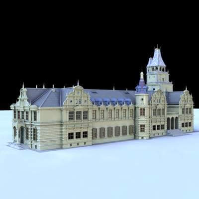 Castle 3D Model