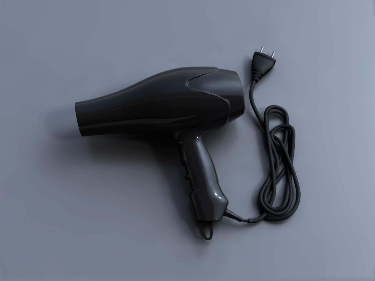 Hair Dryer 3D Model