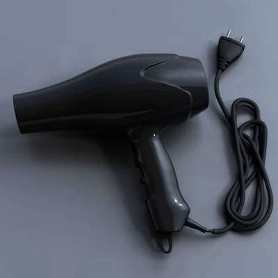 Hair Dryer 3D Model