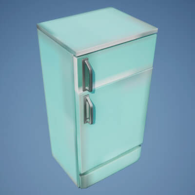 Refrigerator A 3D Model