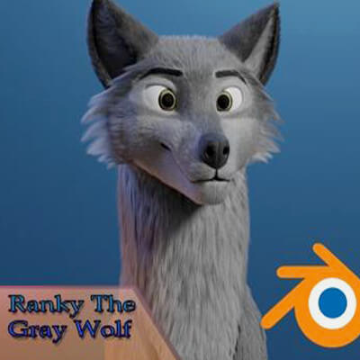 Ranky Wolf 3D Model