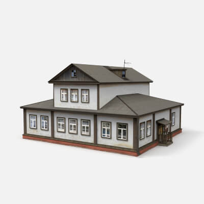 Village House 3D Model