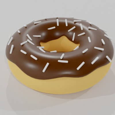 Donut 3D Model