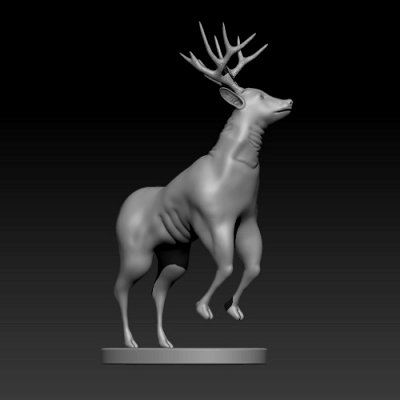 Mule Deer 3D Model