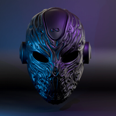 Mask Print Ready 3D Model