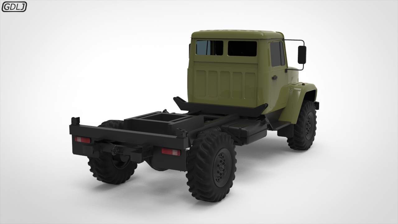 GAZ 3308 Sadko 3D Model