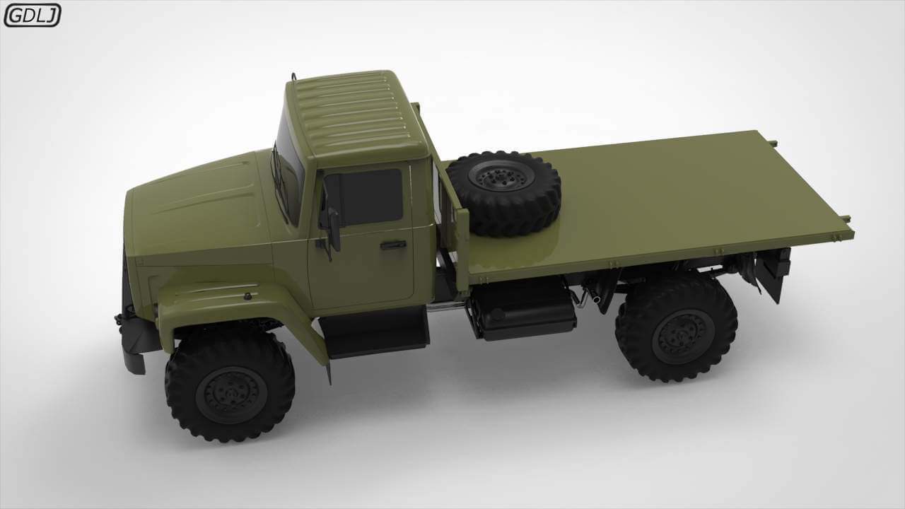 GAZ 3308 Sadko 3D Model