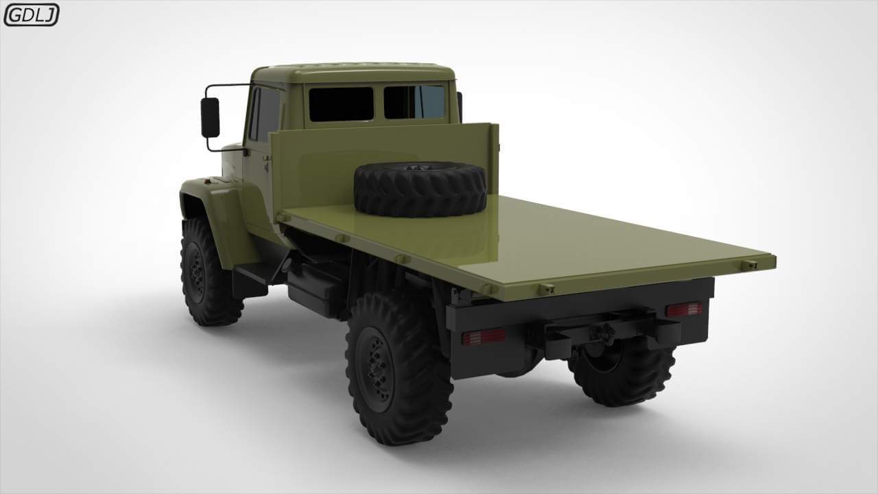 GAZ 3308 Sadko 3D Model