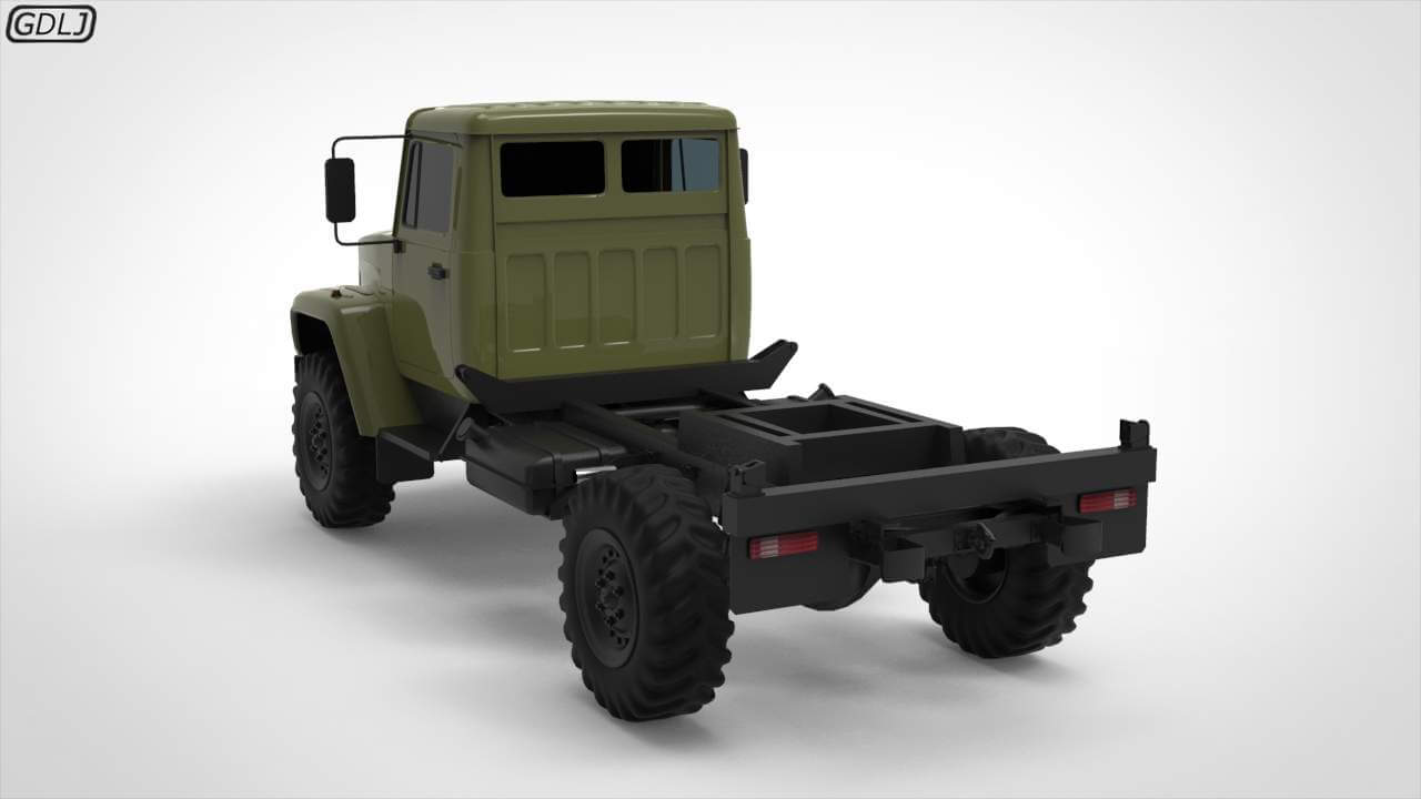 GAZ 3308 Sadko 3D Model