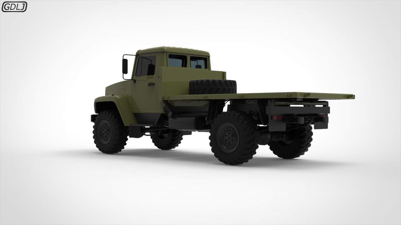 GAZ 3308 Sadko 3D Model