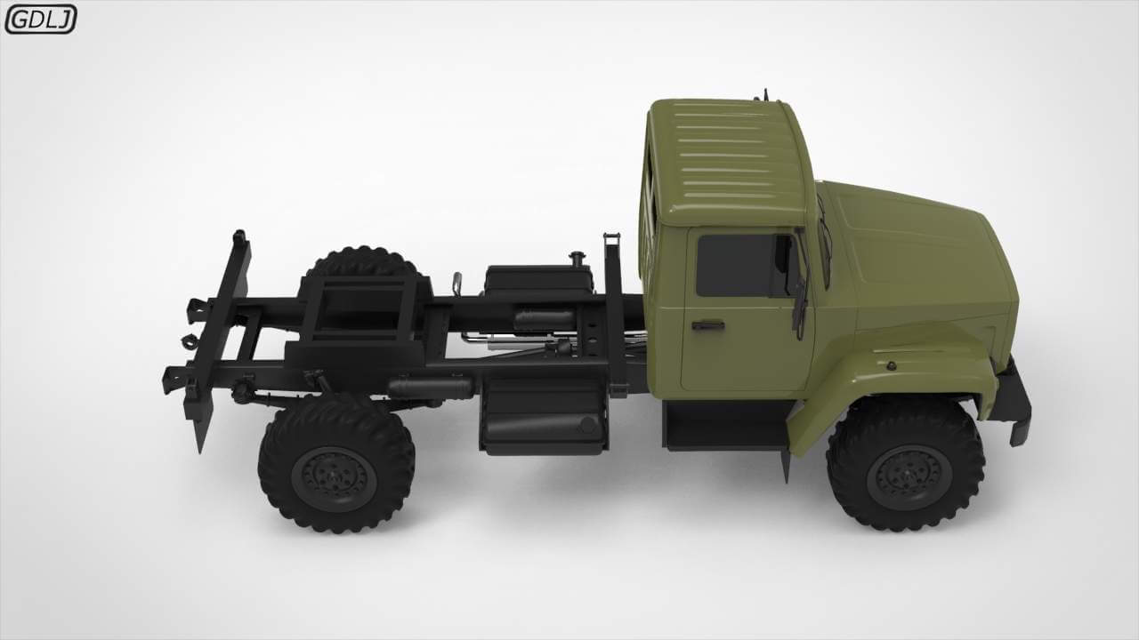 GAZ 3308 Sadko 3D Model