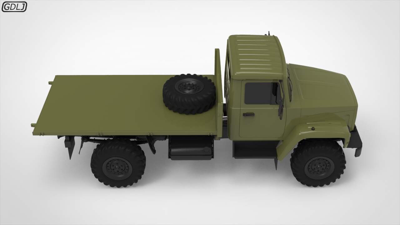 GAZ 3308 Sadko 3D Model