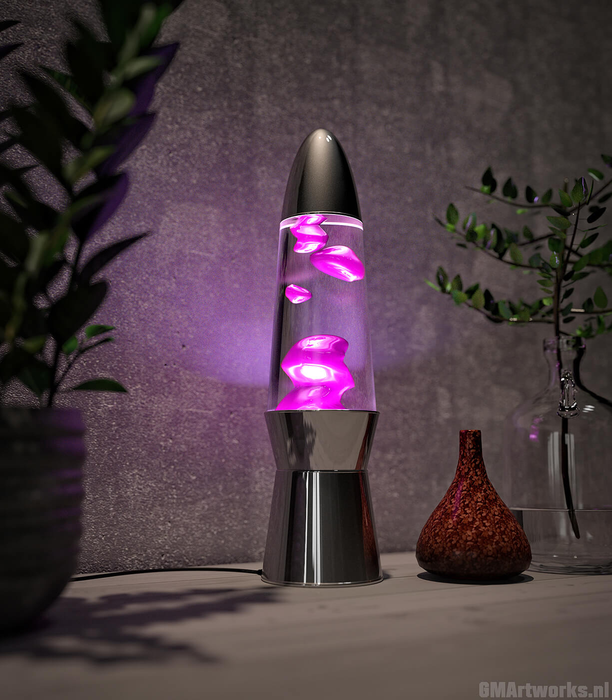 Lava Lamp DAZ 3D Model