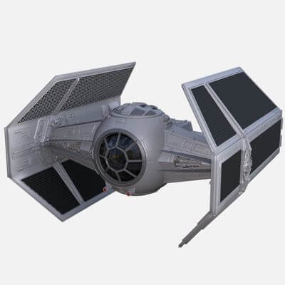 Darth Vader's Tie Fighter 3D Model