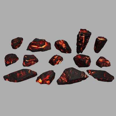 Lava Rock Set