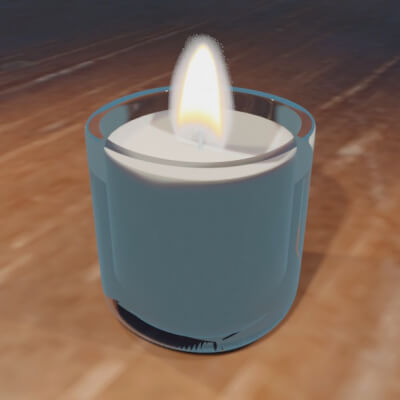 Candle 3D Model