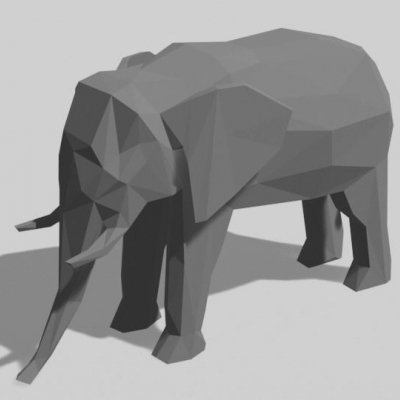 Elephant 3D Model