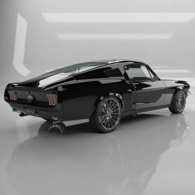 Ford Mustang 2 3D Model