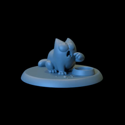 Simon's Cat 3D Model