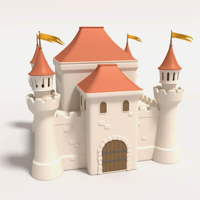 Cartoon Fortress Castle