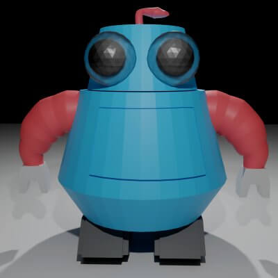 Bee Boop 3D Model