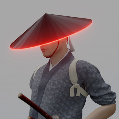 Jingasa Samurai Hat