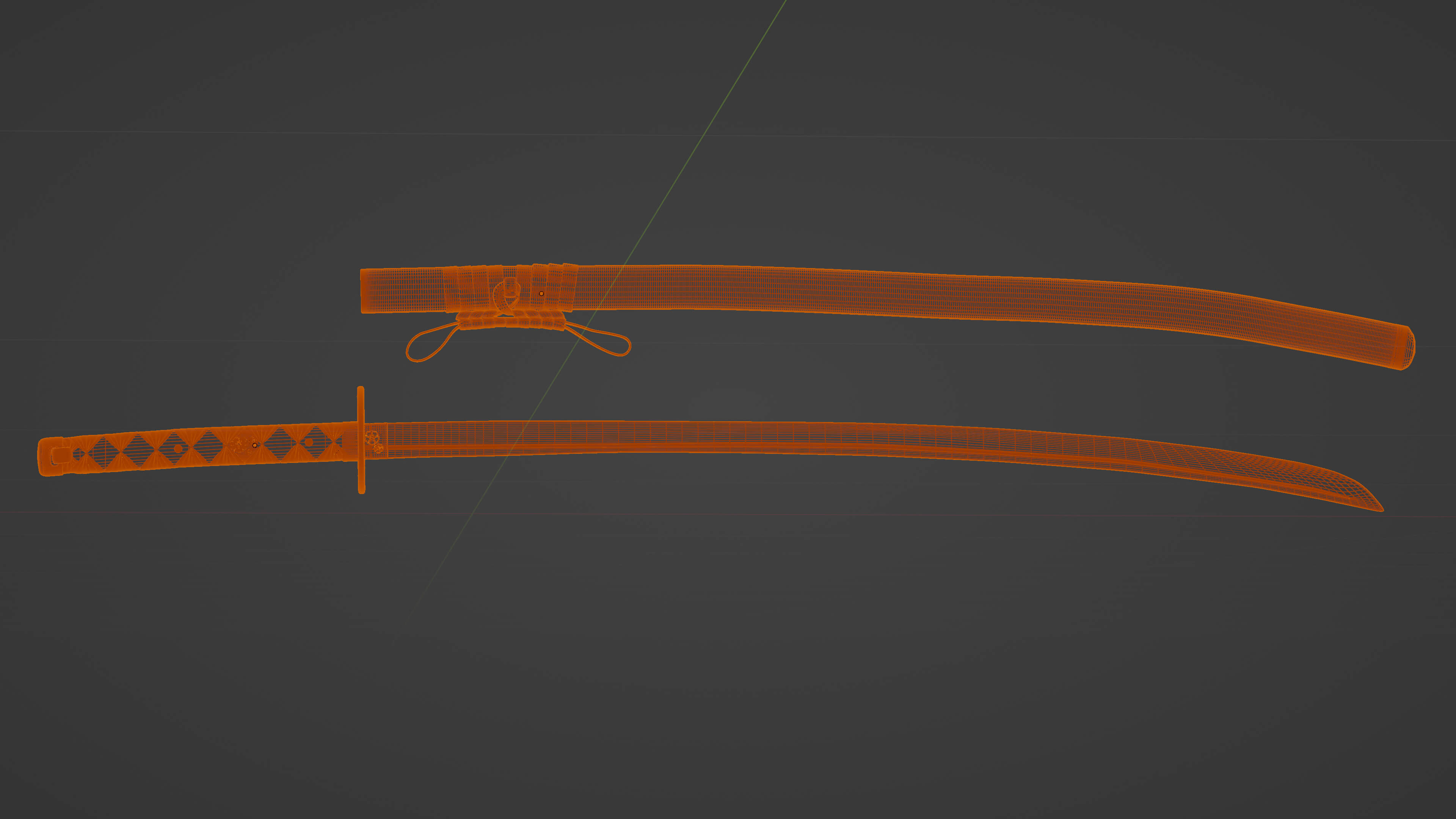 Katana Ronin 3D Model