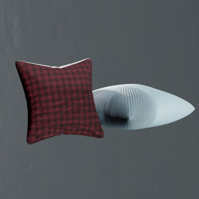 Pillows for Christmas 3D Model