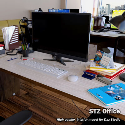 STZ Office room Daz Content