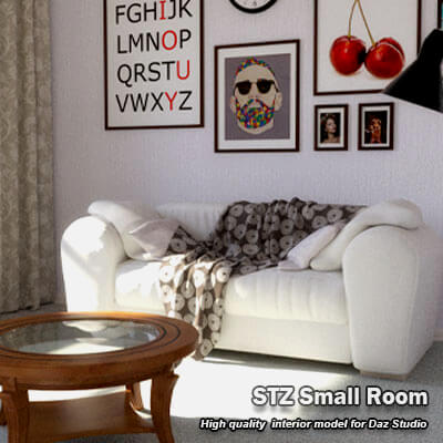 STZ Small Room Daz Content