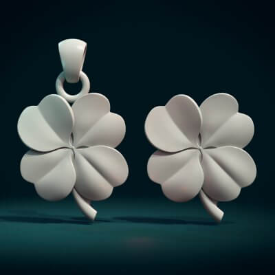 Clover Pendant 3D Model