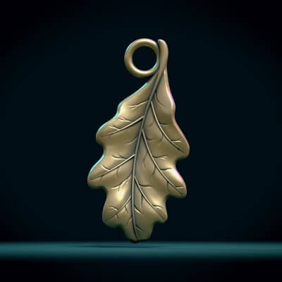 Oak Leaf II 3D Model