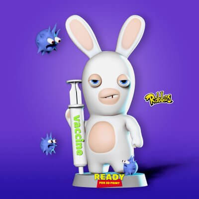 Raving Rabbids 3D Model