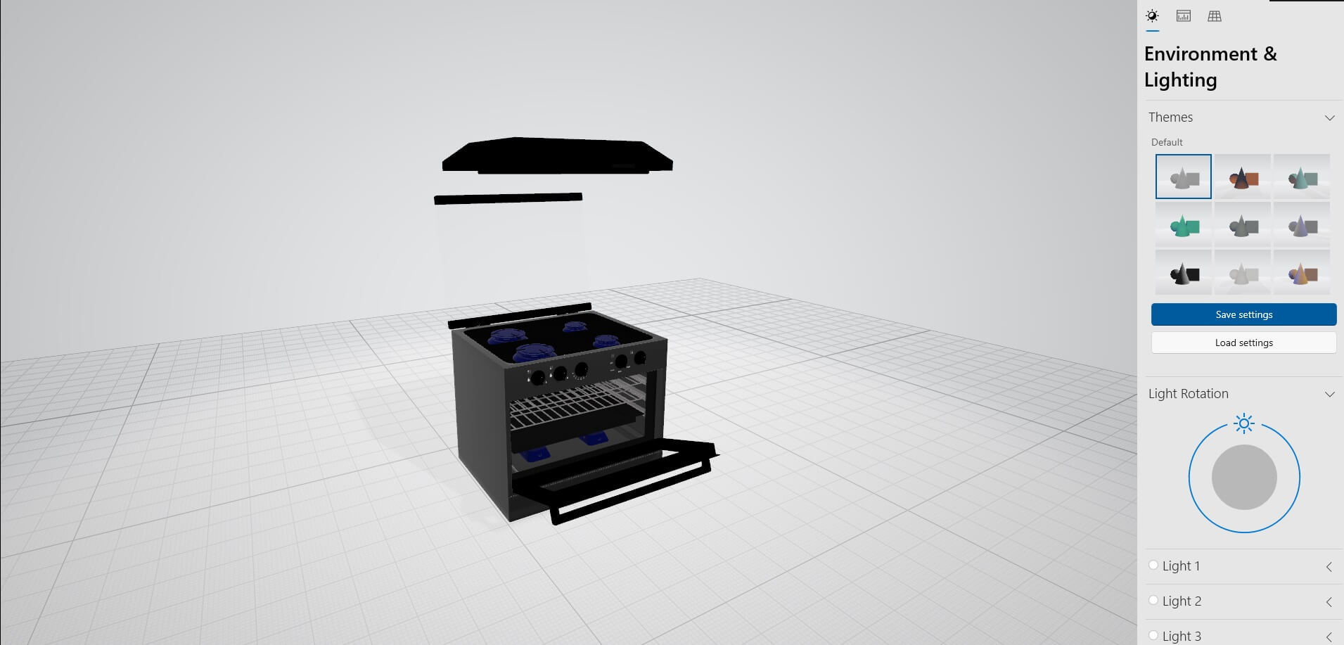 Oven Stove N1 3D Model