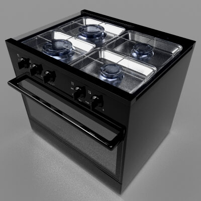 Oven Stove N1 3D Model