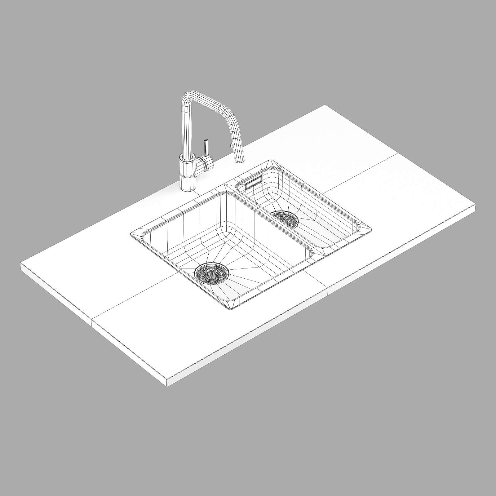 Franke Kubus 3D Model