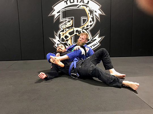 Patrick Sumara performing Jiu-Jitsu movement