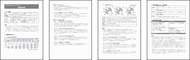 これから伸びる市場シリーズオンライン　レポートサンプル