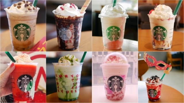 2019年に発売された「スタバフラペチーノ」総まとめ！ 25種類のカロリーランキングでご紹介するよ