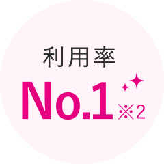 利用率No.1※2