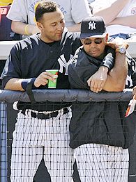 Derek Jeter and Reggie Jackson