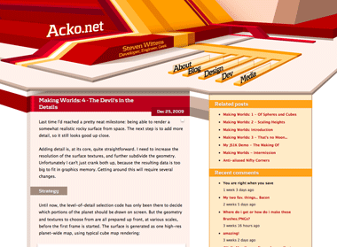 Acko.net old design