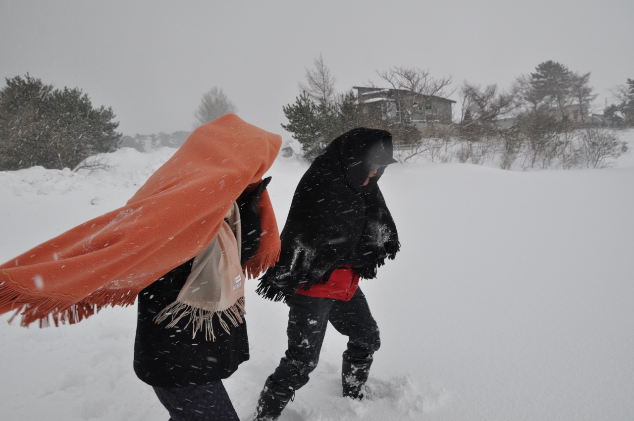 雪国地吹雪体験