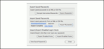 Password Exporter