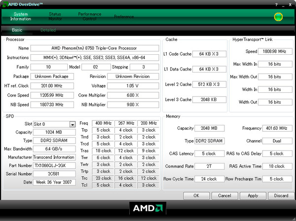 AMD Overdrive