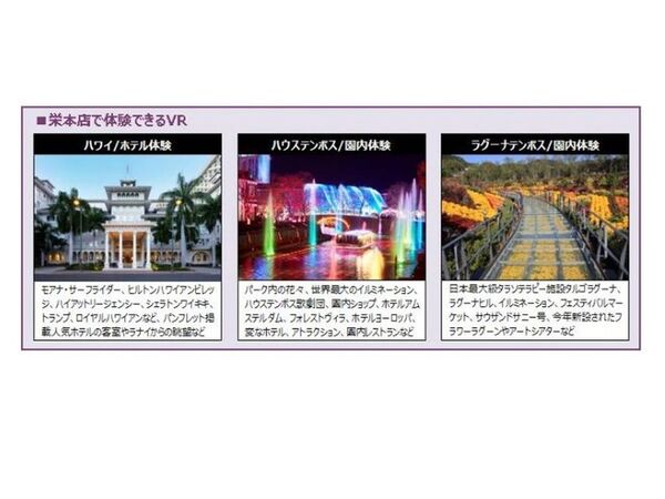 VR下見が充実した旅行専門店　H.I.S.栄本店がオープン