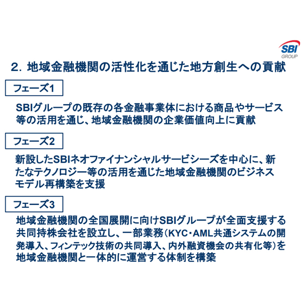 SBI「第4のメガバンク構想」は一粒でニ度おいしい戦略で地方銀行を支援する