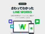 LINE WORKSのフォルダ機能でファイル共有してみる