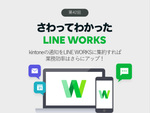 kintoneの通知をLINE WORKSに集約すれば業務効率はさらにアップ！